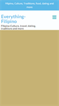 Mobile Screenshot of everything-filipino.com
